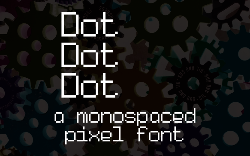 Dot Dot Dot Font