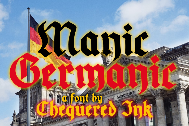 Manic Germanic Font
