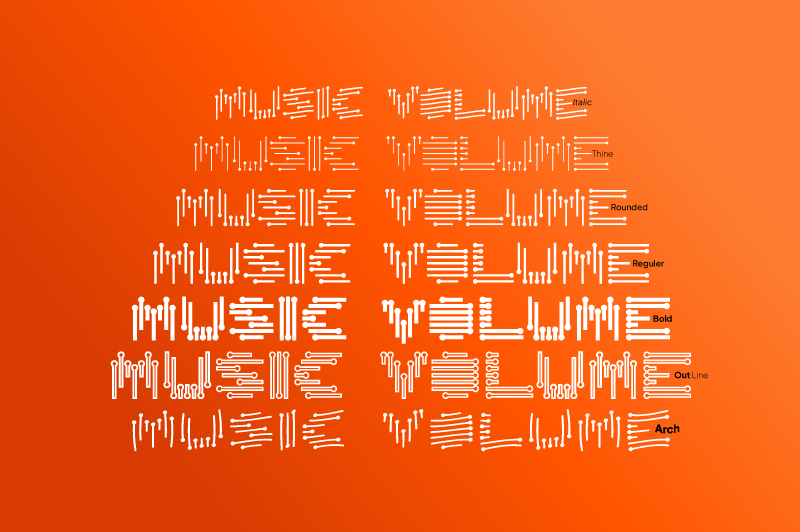 Music Volume Font