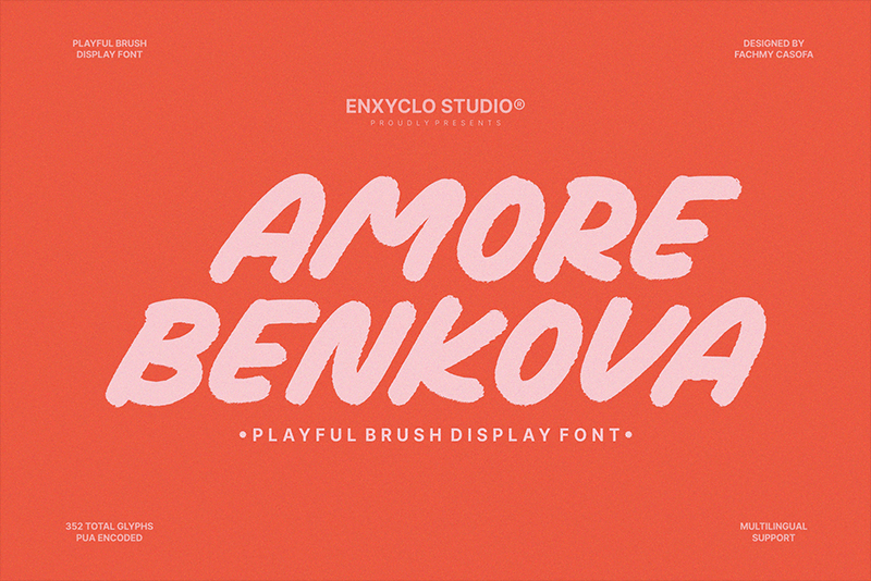NCL Amore Benkova Font