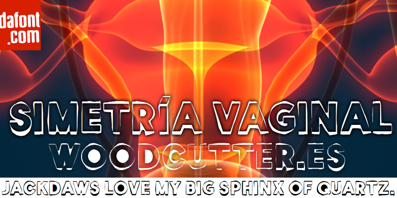 Simetr�a Vaginal Font