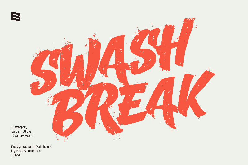 Swash Break Font