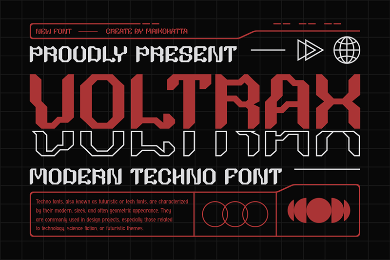 Voltrax Font