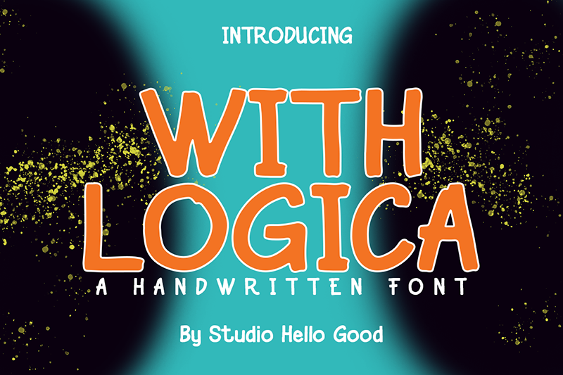 With Logica Font