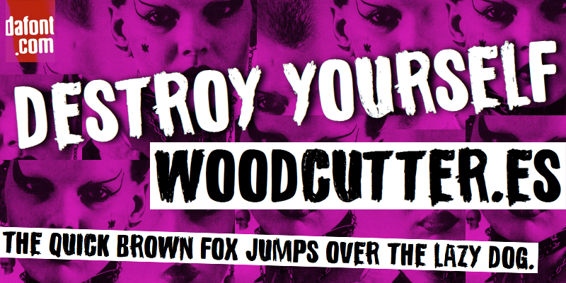 Destroy Yourself Font