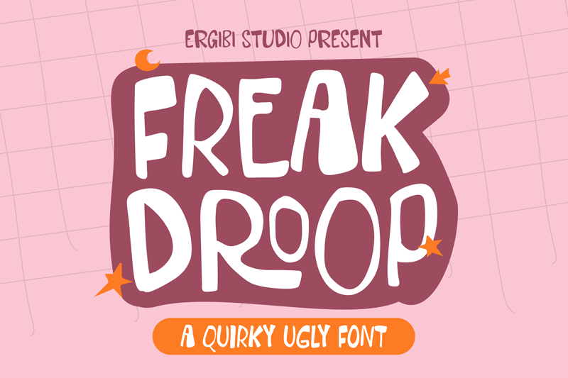 Freak Droop Font