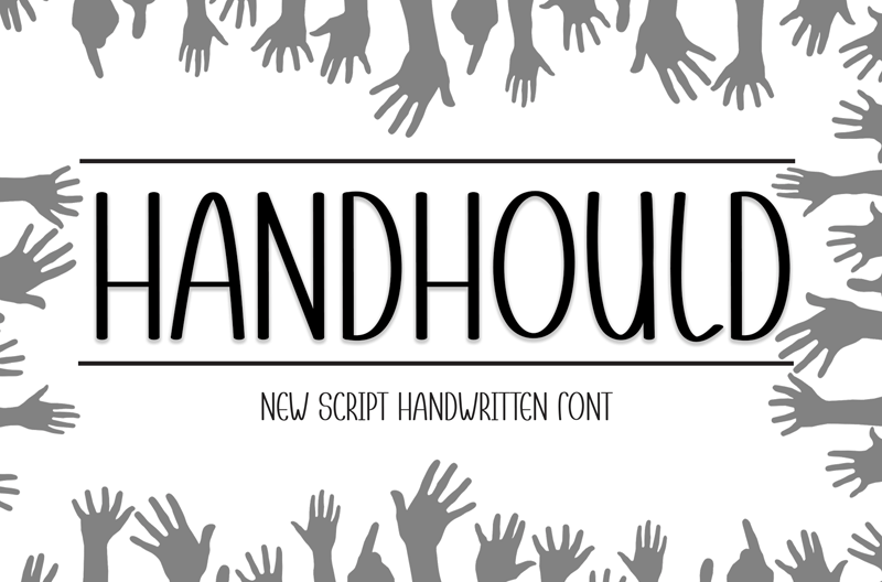 Handhould Font