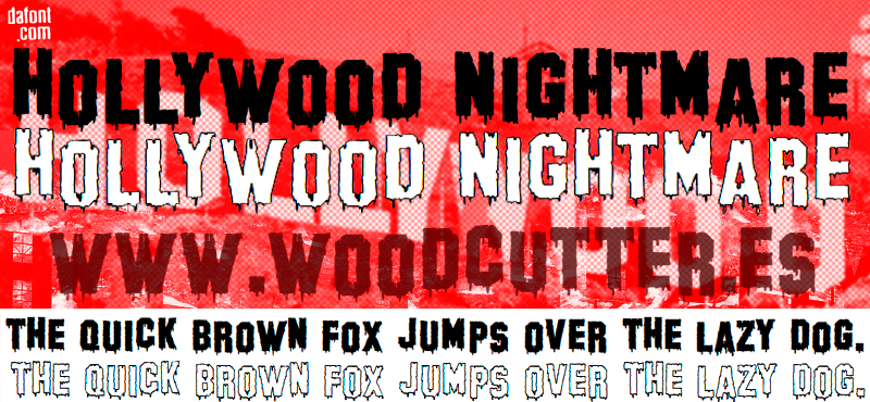 Hollywood Nightmare Font