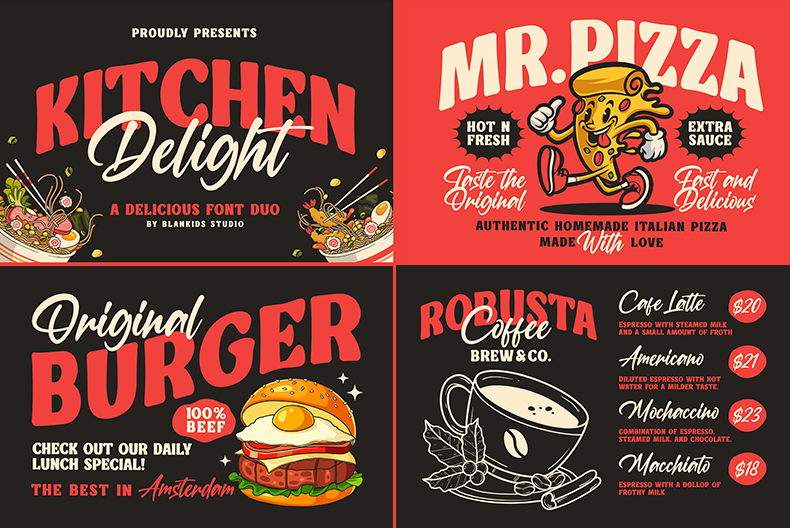 Kitchen Delight Script Font
