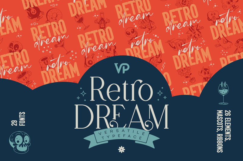 Retro Dream Display Font