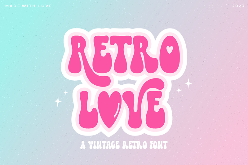 Retro Love Font