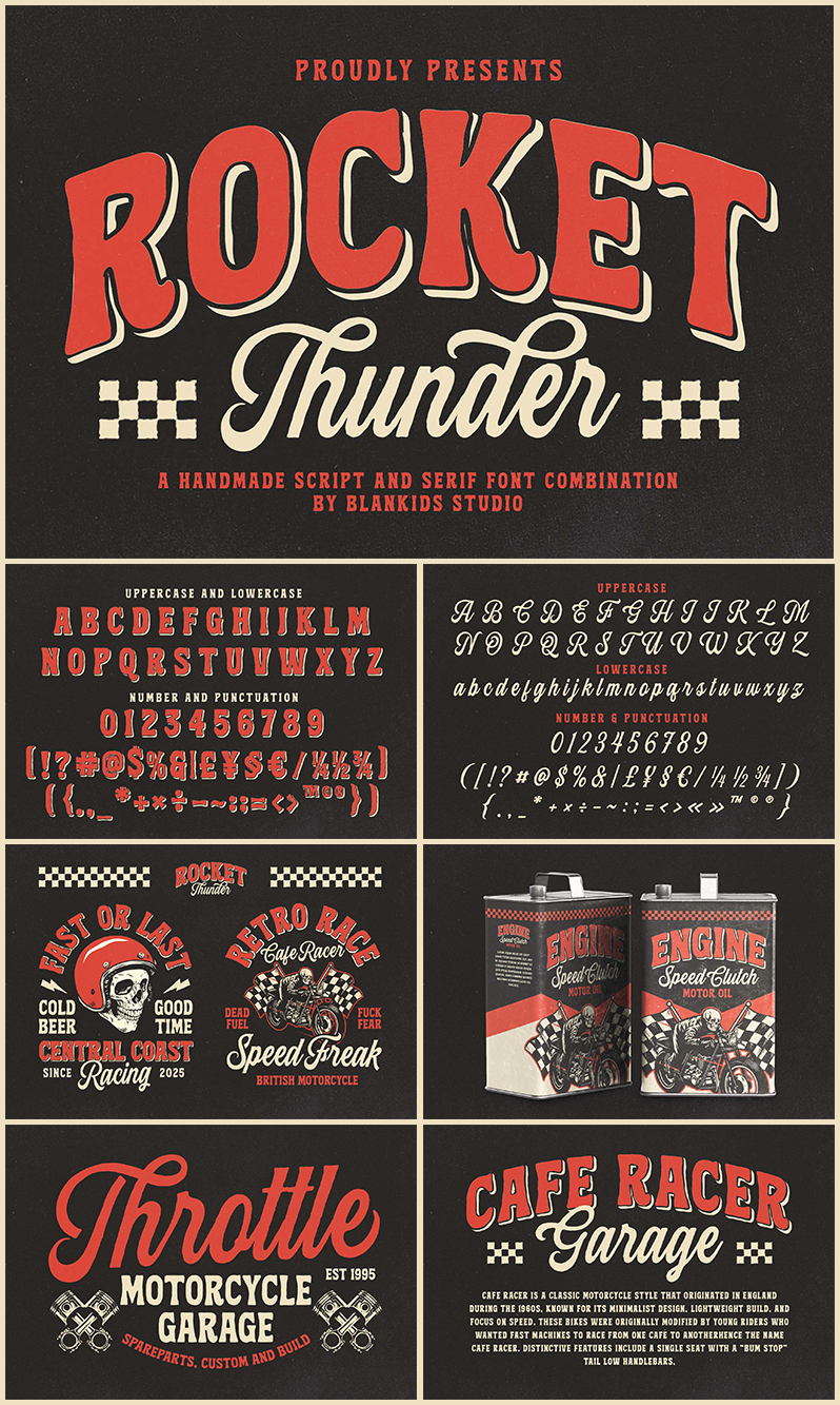 Rocket Thunder Script Font