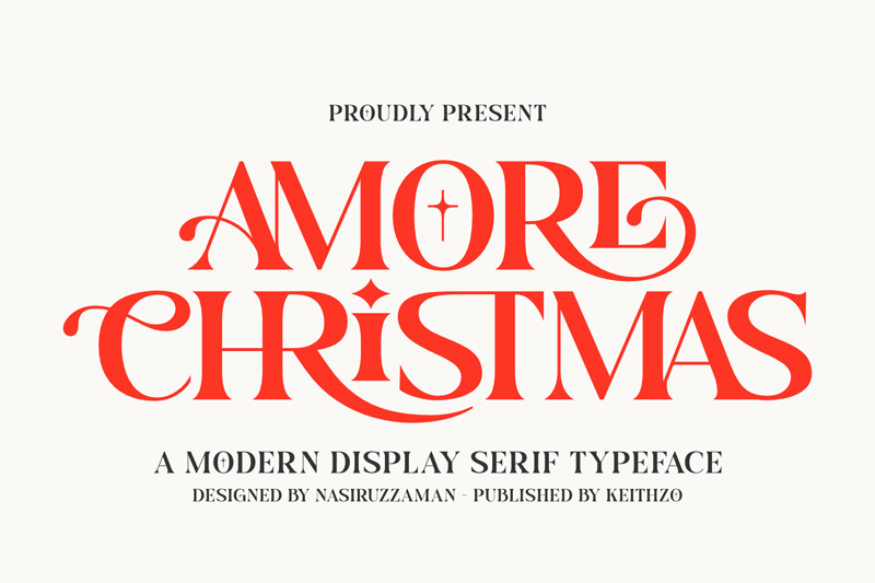 Amore Christmas Font
