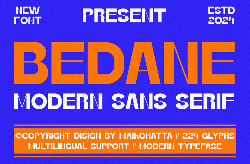 Bedane Font
