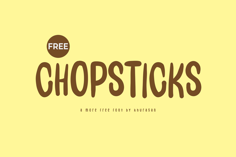 Chopsticks Font