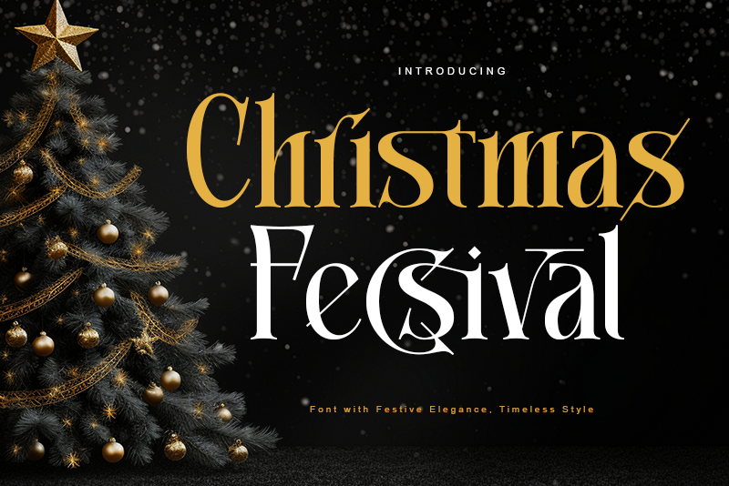 Christmas Fecsival Font