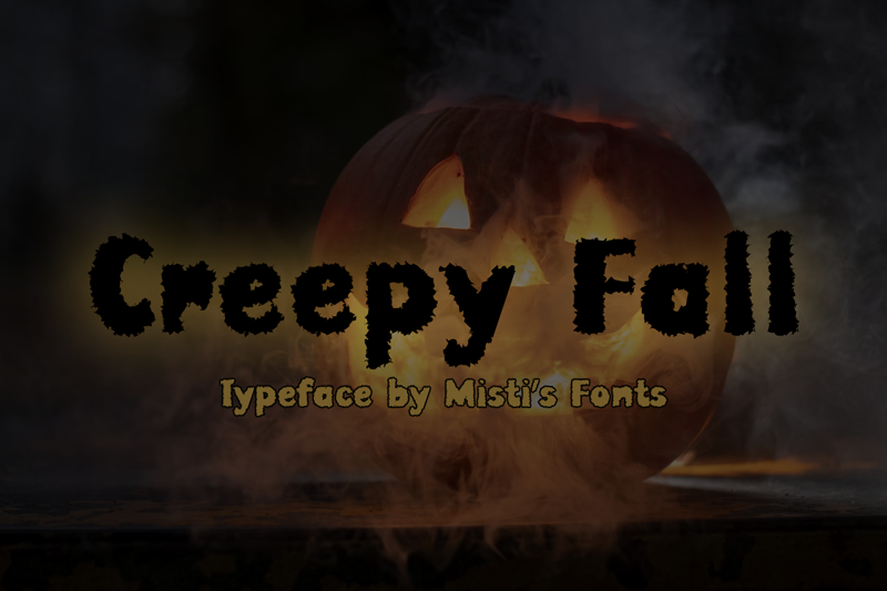 Creepy Fall Font