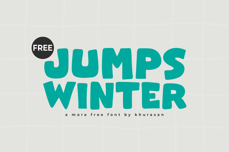 Jumps Winter Font
