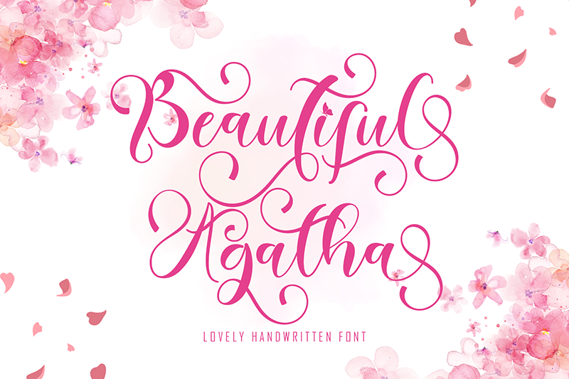 Beautiful Agatha Font