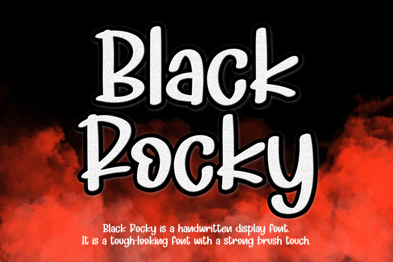 Black Rocky Font