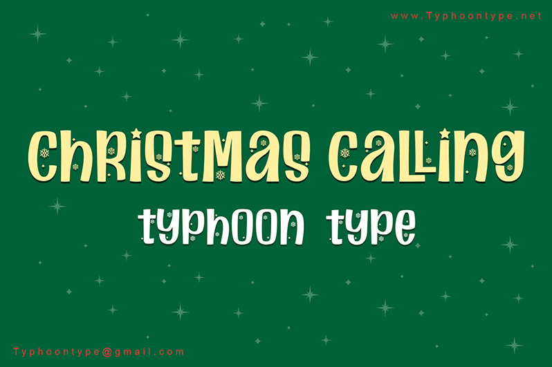 Christmas Calling Font