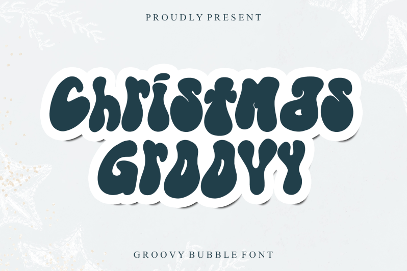 Christmas Groovy Font