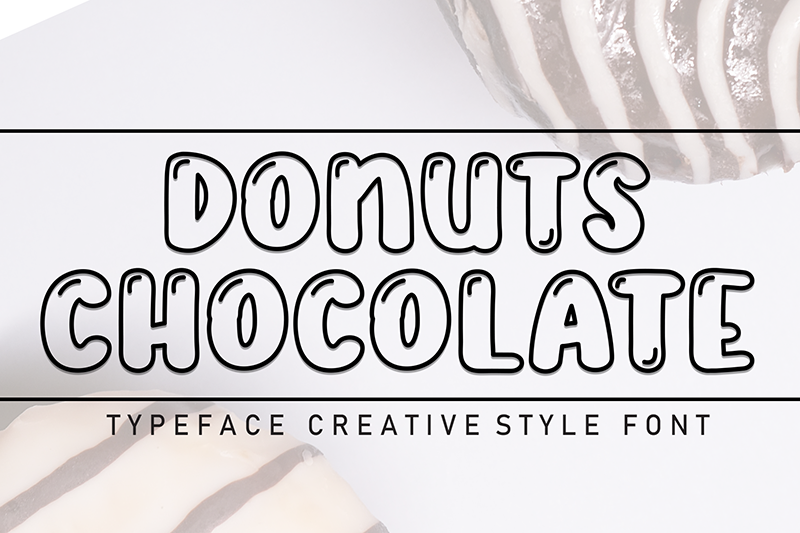 Donuts Chocolate Font