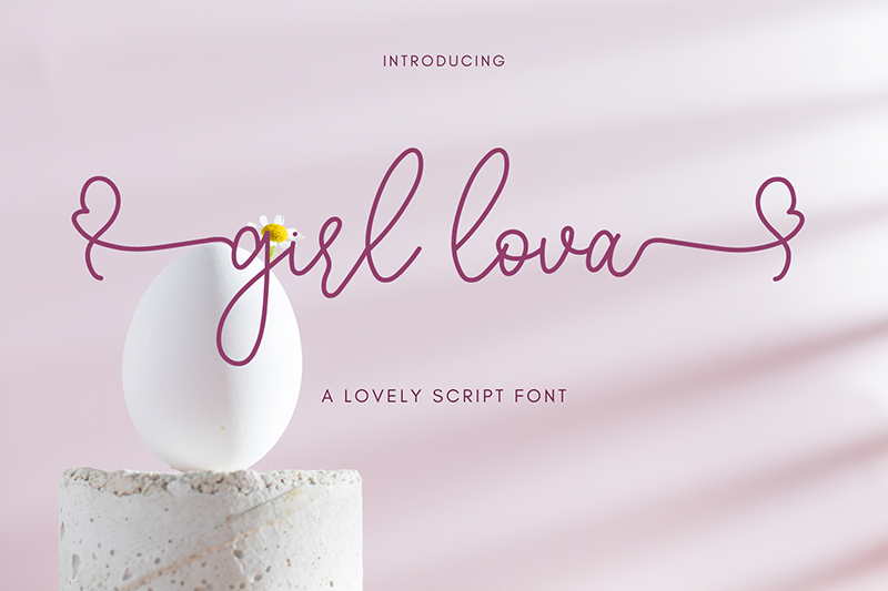Girl Lova Font