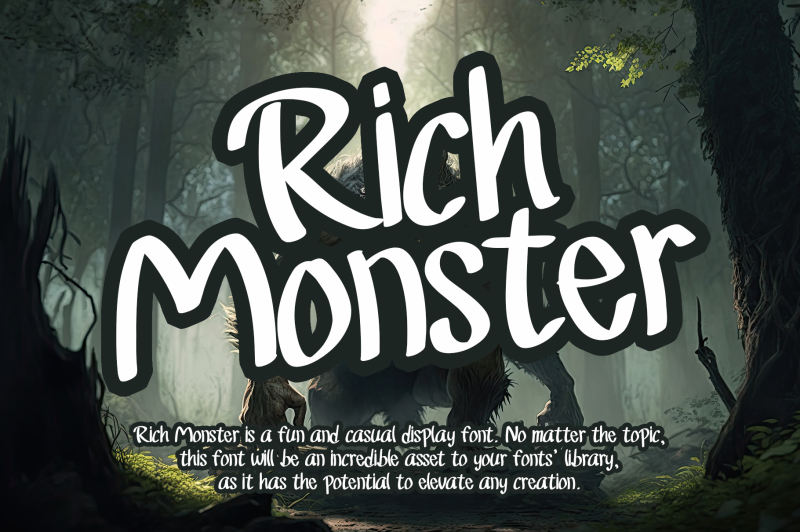 Rich Monster Font
