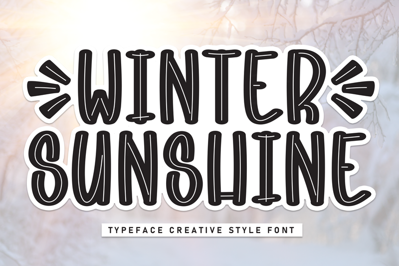 Winter Sunshine Font