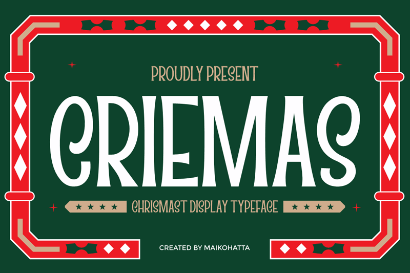 Criemas Font