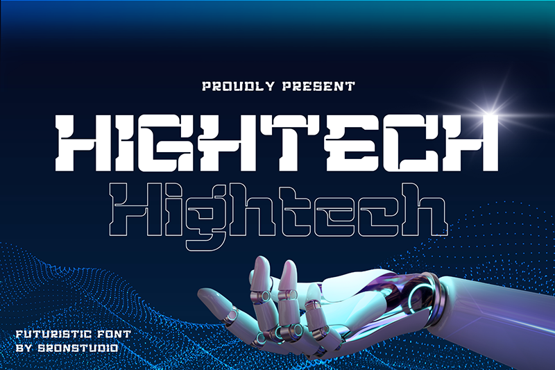 Hightech Font