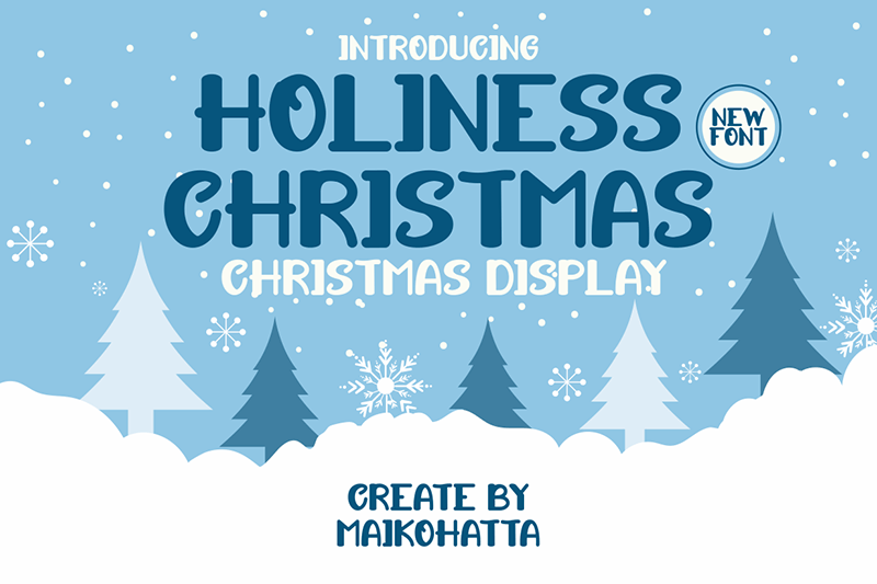 Holyness Christmas Font