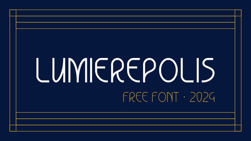 Lumierepolis Font