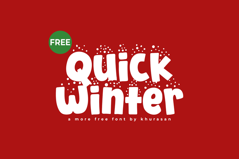 Quick Winter Font