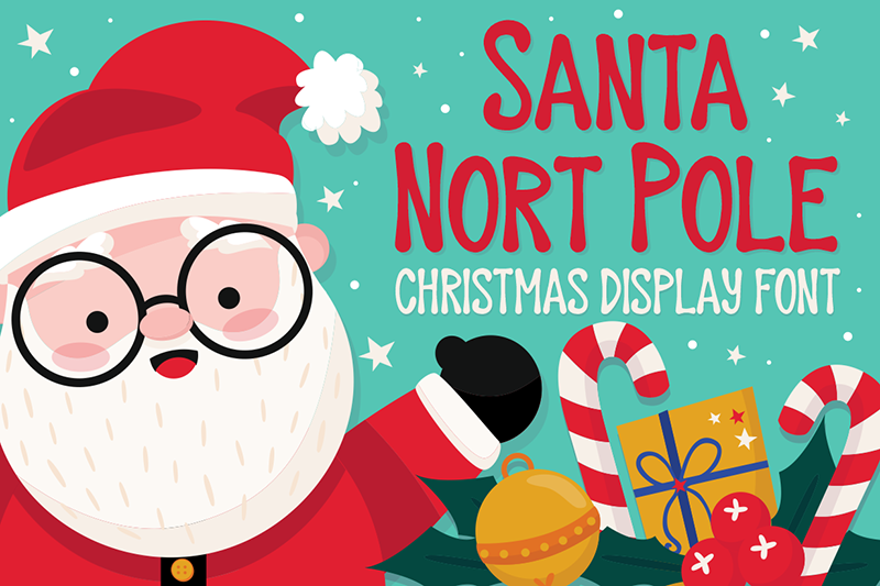 Santa Nort Pole Font