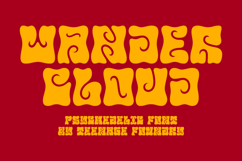 TF Wander Cloud Font