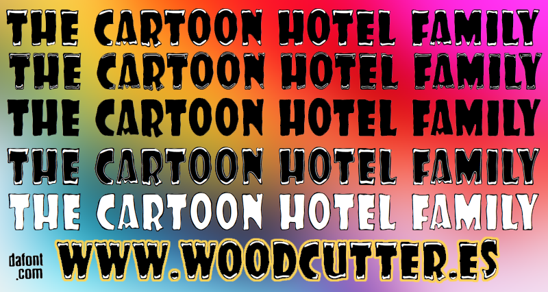 The Cartoon Hotel Font