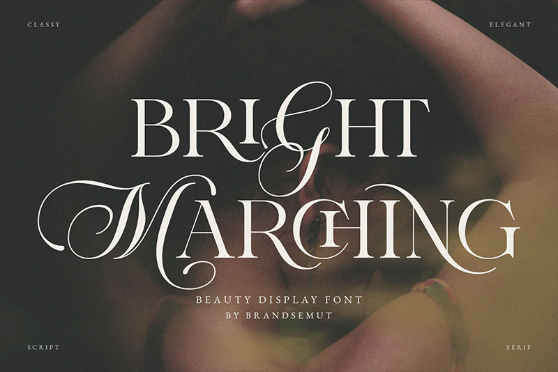 Bright Marching Font