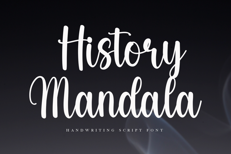 History Mandala Font