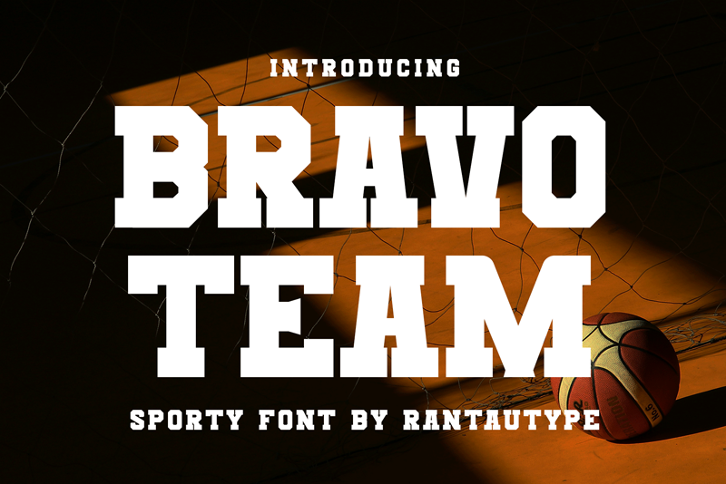 Bravo Team Font