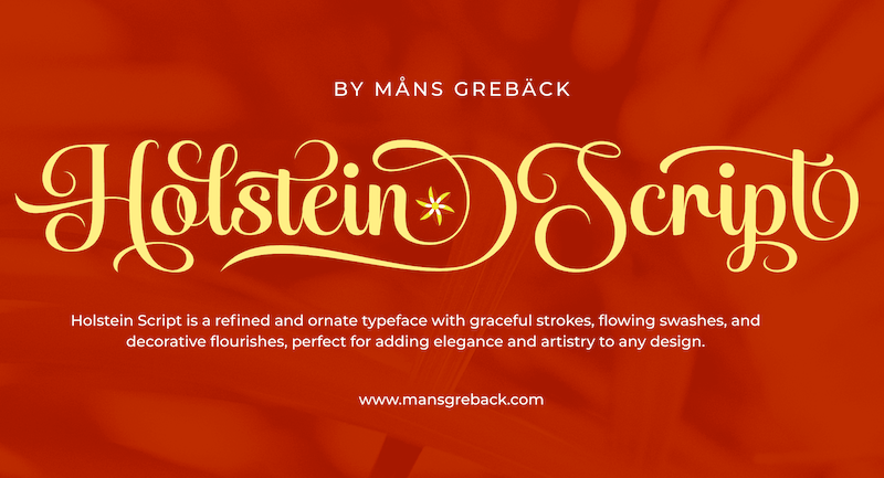 Holstein Script Font