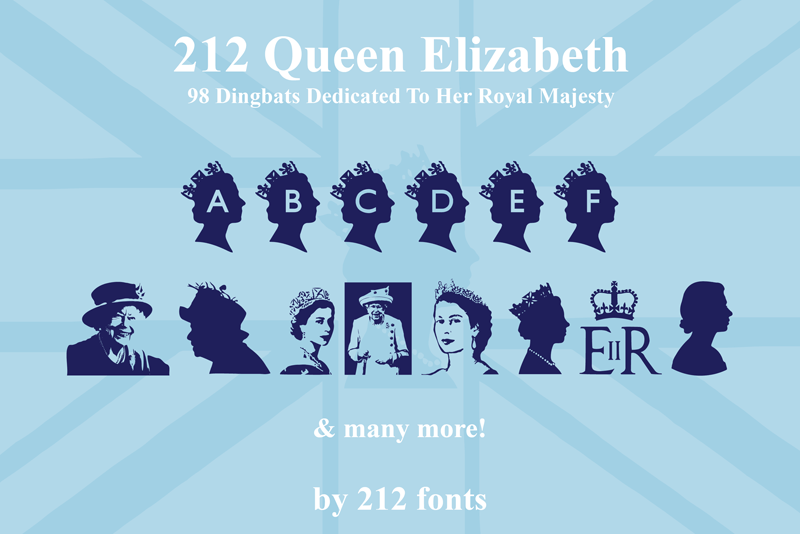 212 Queen Elizabeth Font