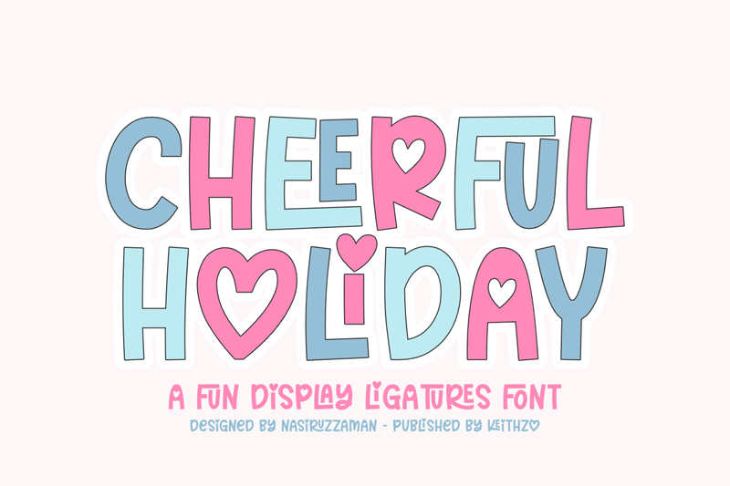 Cheerful Holiday Font