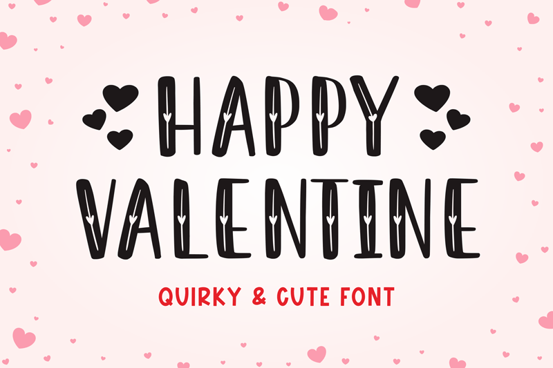 Happy Valentine Font
