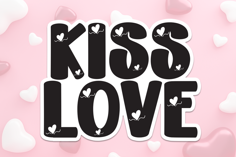 Kiss Love Font