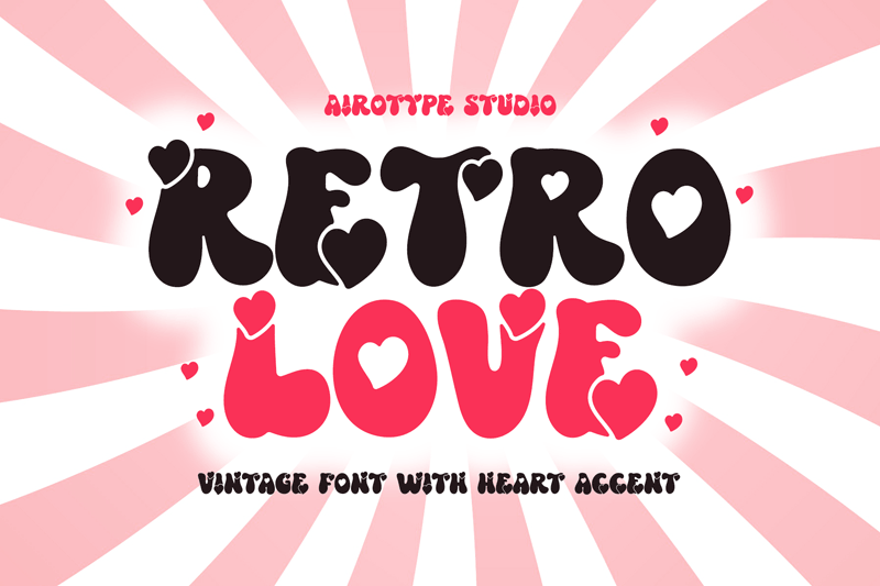 Retro Love Font