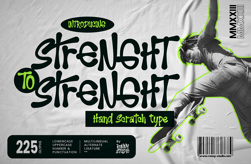 Strenght To Strenght Font