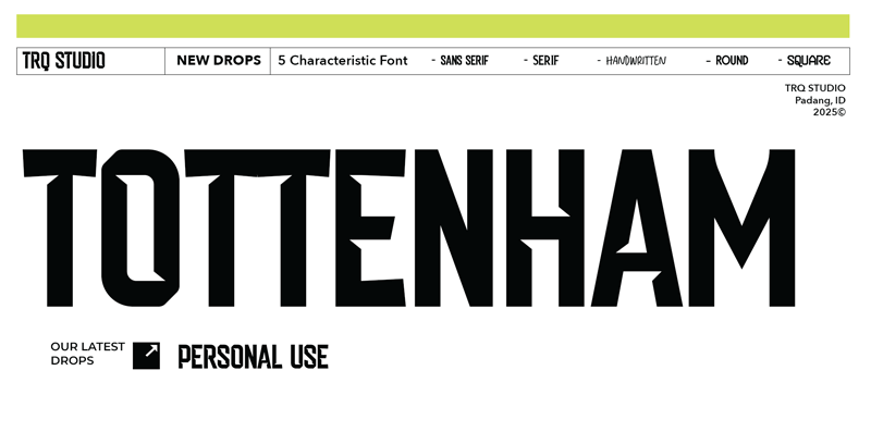 Tottenham Font