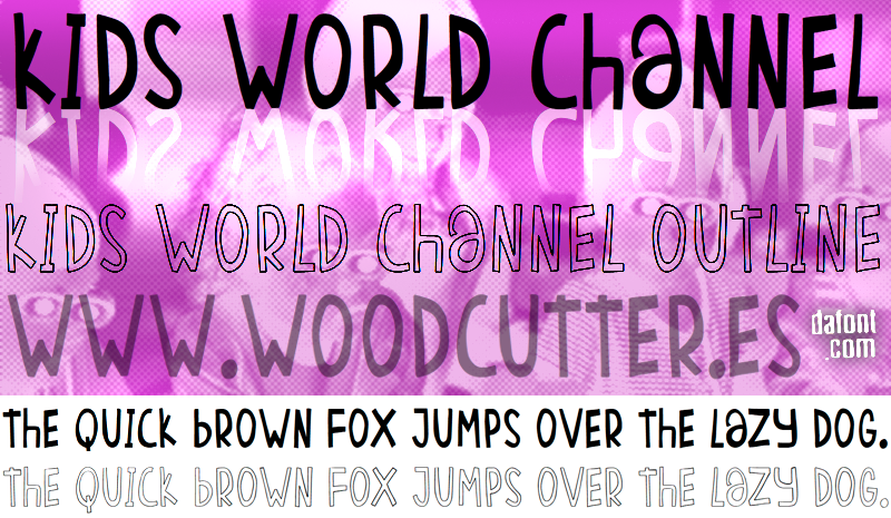Kids World Channel Font
